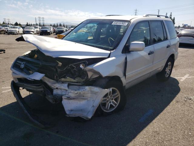 Photo 2 from auction – 2004 HONDA PILOT EXL with VIN 2HKYF18544H569756