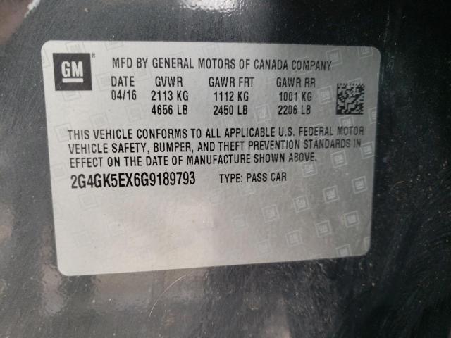 Photo 10 from auction – 2016 BUICK REGAL with VIN 2G4GK5EX6G9189793