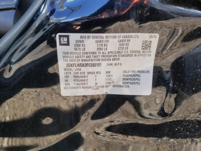 Photo 10 from auction – 2015 GMC TERRAIN SL with VIN 2GKFLWEK0F6390181