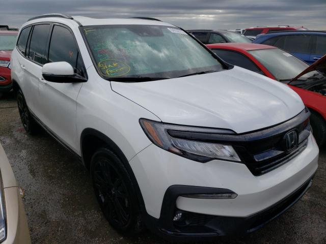 HONDA PILOT BLAC 2021 with VIN 5FNYF6H73MB027092 - Photo from auction