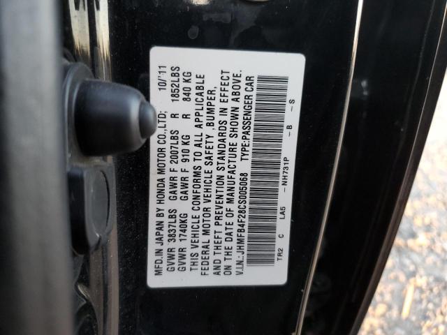 Photo 10 from auction – 2012 HONDA CIVIC HYBR with VIN JHMFB4F28CS005068
