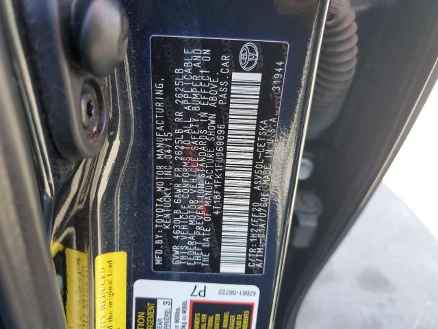 Photo 10 from auction – 2015 TOYOTA CAMRY LE with VIN 4T1BF1FK1FU068696