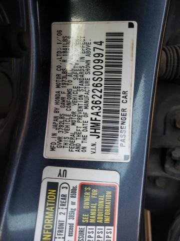 Photo 10 from auction – 2006 HONDA CIVIC HYBR with VIN JHMFA36226S009974
