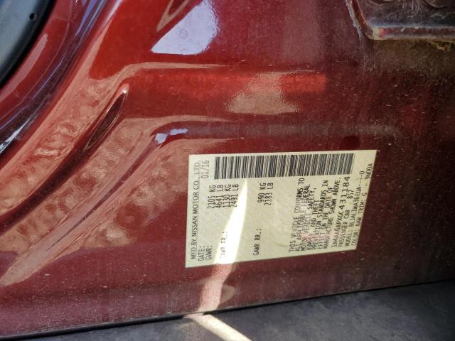 Photo 10 from auction – 2016 NISSAN MAXIMA 3.5 with VIN 1N4AA6APXGC431184