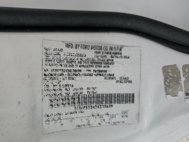 Photo 10 from auction – 2002 FORD TAURUS SES with VIN 1FAFP55242A238689