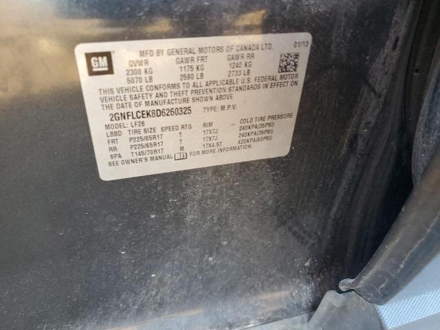 Photo 10 from auction – 2013 CHEVROLET EQUINOX LS with VIN 2GNFLCEK8D6260325