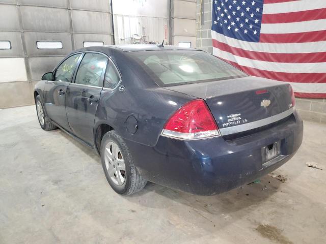Photo 3 from auction – 2008 CHEVROLET IMPALA LS with VIN 2G1WB58K689176844