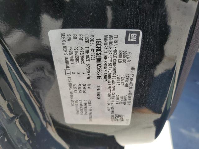 Photo 10 from auction – 2013 CHEVROLET SILVERADO with VIN 1GCRCSE06DZ269916