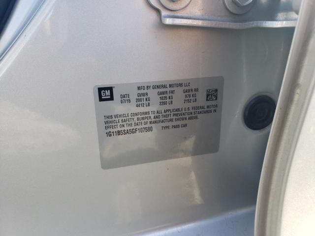 Photo 10 from auction – 2016 CHEVROLET MALIBU LIM with VIN 1G11B5SA5GF107580