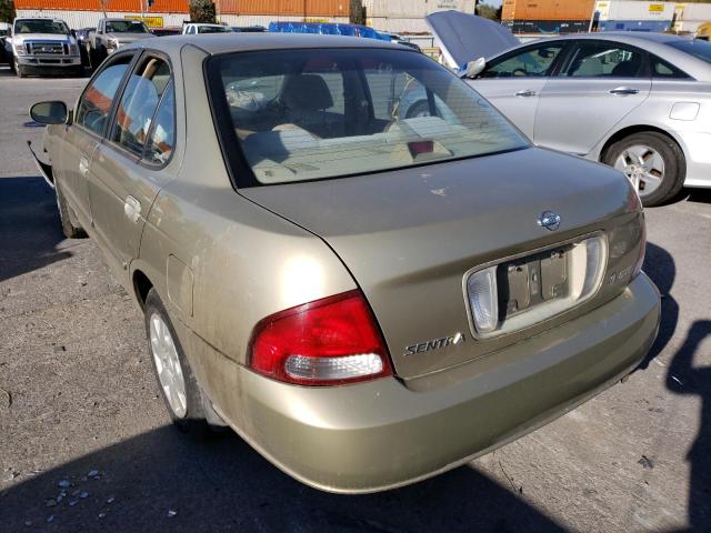 Photo 3 from auction – 2002 NISSAN SENTRA XE with VIN 3N1CB51D62L630765