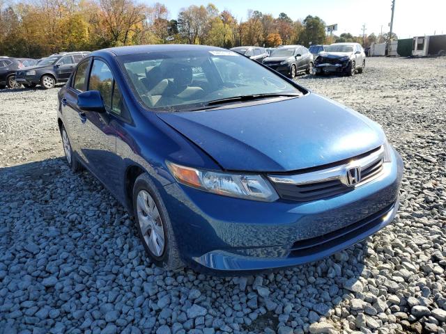 HONDA CIVIC LX 2012 with VIN 2HGFB2F55CH510977 - Photo from auction