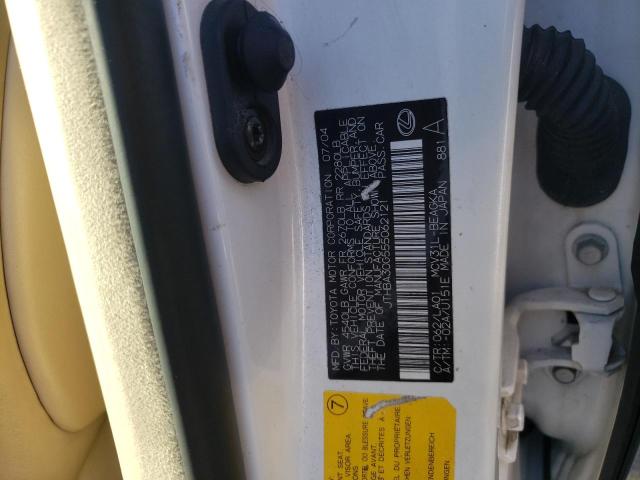 Photo 10 from auction – 2005 LEXUS ES 330 with VIN JTHBA30G555062121