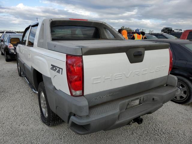 Photo 3 from auction – 2002 CHEVROLET AVALANCHE with VIN 3GNEK13T02G193168