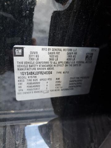Photo 10 from auction – 2015 CADILLAC ESCALADE L with VIN 1GYS4BKJ2FR246304