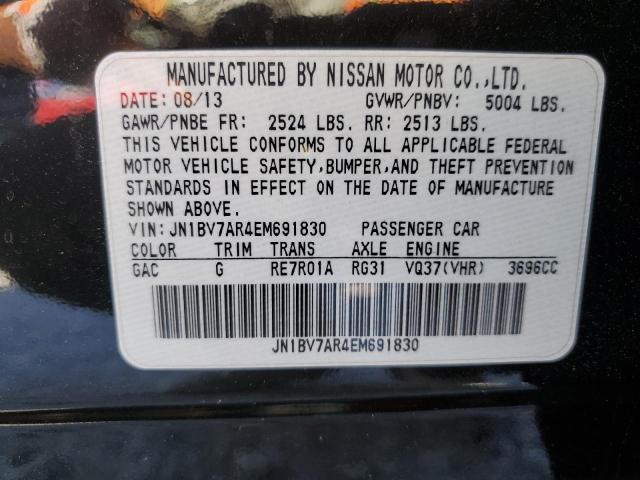 Photo 10 from auction – 2014 INFINITI Q50 BASE with VIN JN1BV7AR4EM691830