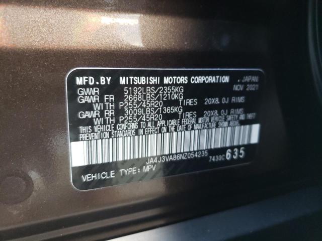 Photo 10 from auction – 2022 MITSUBISHI OUTLANDER with VIN JA4J3VA86NZ054235