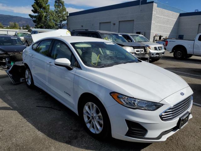 FORD FUSION SE 2019 with VIN 3FA6P0LU1KR134514 - Photo from auction