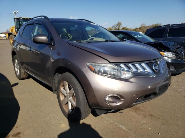 NISSAN MURANO S 2010 with VIN JN8AZ1MW4AW136102 - Photo from auction