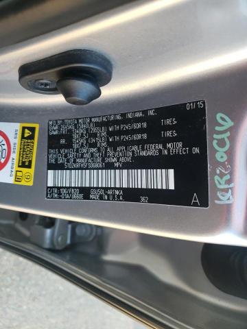 Photo 10 from auction – 2015 TOYOTA HIGHLANDER with VIN 5TDZKRFH5FS068061