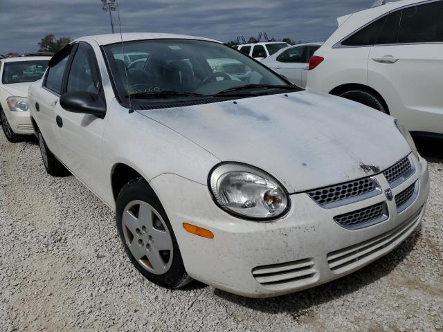 DODGE NEON BASE 2005 with VIN 1B3ES26C95D115906 - Photo from auction