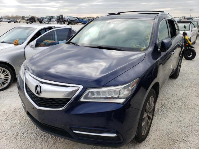 Photo 2 from auction – 2014 ACURA MDX TECHNO with VIN 5FRYD4H44EB023181