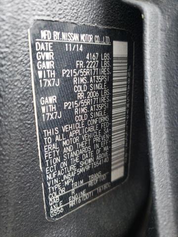 Photo 10 from auction – 2015 NISSAN JUKE S with VIN JN8AF5MV9FT554140