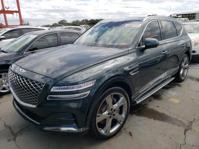 Photo 2 from auction – 2021 GENESIS GV80 BASE with VIN KMUHCESC1MU059441