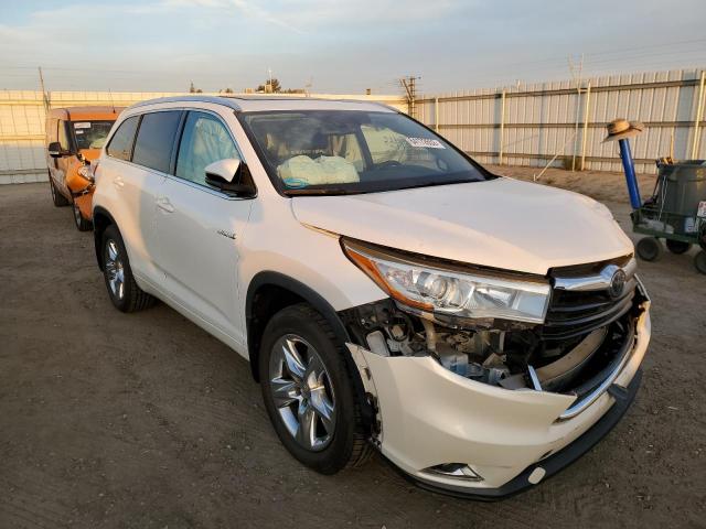 TOYOTA HIGHLANDER 2015 with VIN 5TDDCRFHXFS010969 - Photo from auction