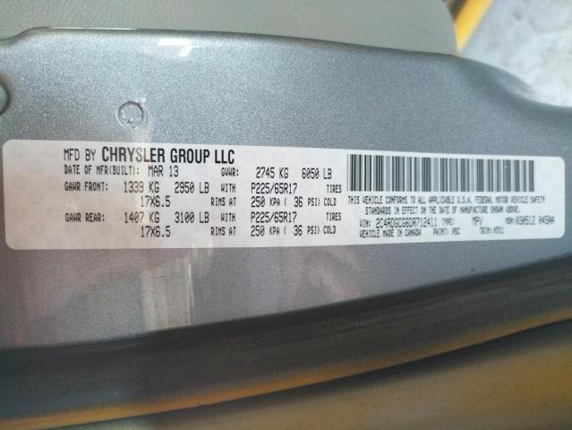 Photo 10 from auction – 2013 DODGE GRAND CARA with VIN 2C4RDGCG6DR712411