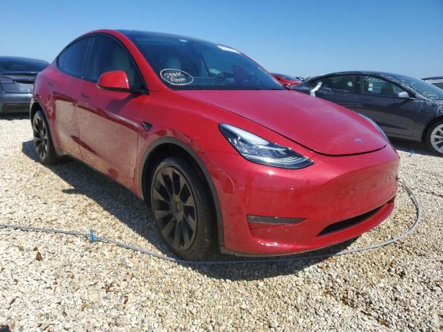 TESLA MODEL Y 2022 with VIN 7SAYGDEE9NF431099 - Photo from auction