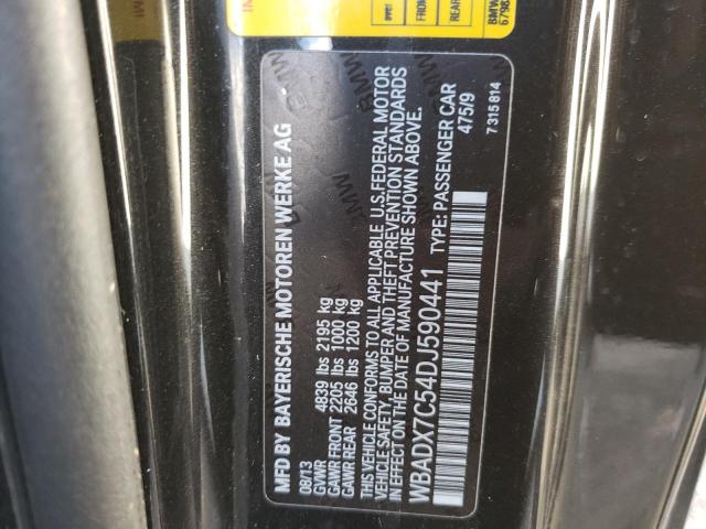 Photo 10 from auction – 2013 BMW 335 I with VIN WBADX7C54DJ590441