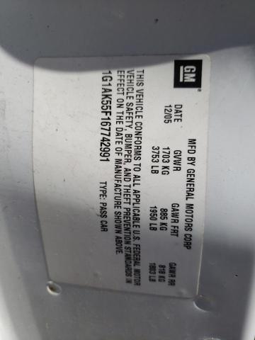 Photo 10 from auction – 2006 CHEVROLET COBALT LS with VIN 1G1AK55F167742991