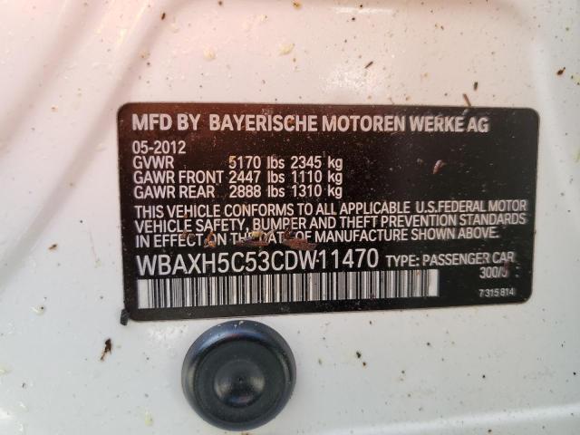 Foto 10 de la subasta – 2012 BMW 528 XI con VIN WBAXH5C53CDW11470