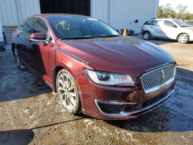 LINCOLN MKZ SELECT 2018 with VIN 3LN6L5C96JR607509 - Photo from auction