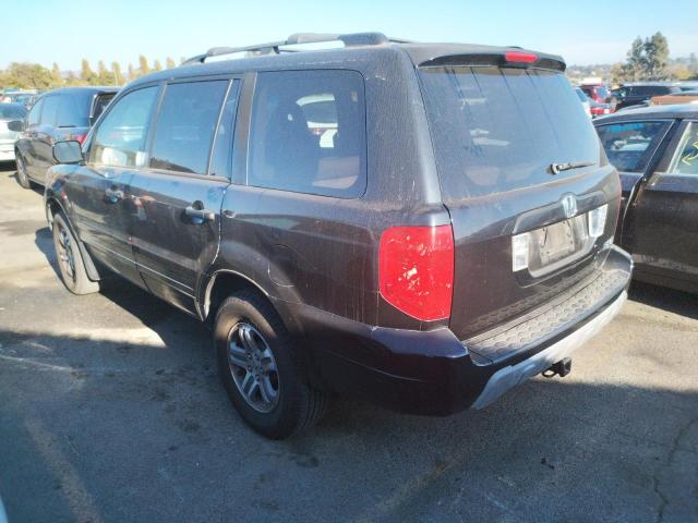 Photo 3 from auction – 2004 HONDA PILOT EXL with VIN 2HKYF18684H569798
