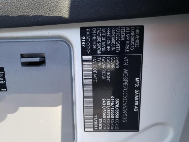 Photo 10 from auction – 2012 MERCEDES-BENZ SPRINTER 2 with VIN WD3PE7CCXC5639535