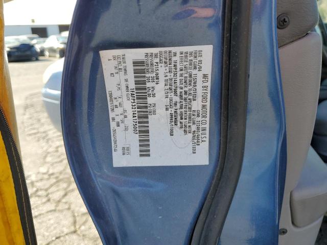 Photo 10 from auction – 2004 FORD TAURUS SE with VIN 1FAFP53214A175007