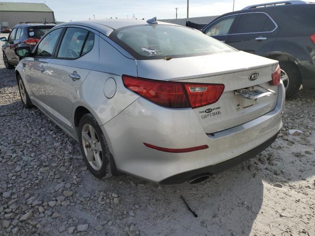 Photo 3 from auction – 2014 KIA OPTIMA LX with VIN KNAGM4A79E5469066