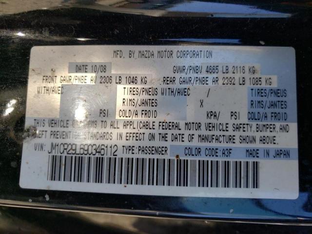Photo 10 from auction – 2009 MAZDA 5 with VIN JM1CR29L690346112