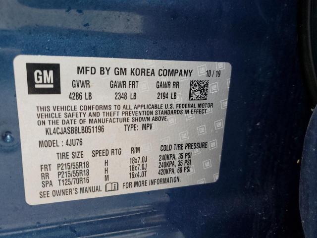 Photo 10 from auction – 2020 BUICK ENCORE PRE with VIN KL4CJASB8LB051196