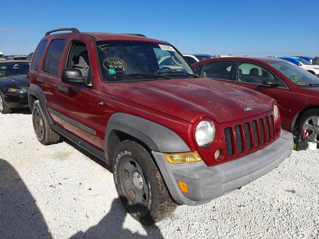 Photo 1 from auction – 2007 JEEP LIBERTY SP with VIN 1J4GL48K07W522034