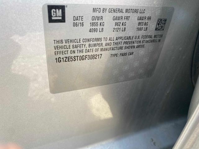 Photo 10 from auction – 2016 CHEVROLET MALIBU LT with VIN 1G1ZE5ST0GF308217