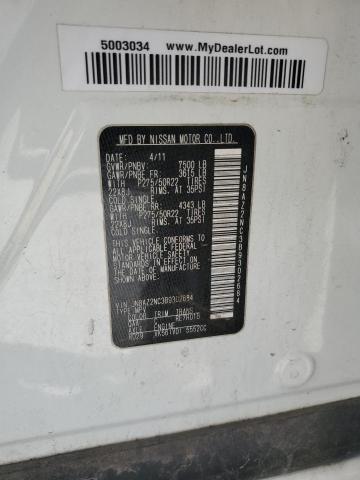 Photo 10 from auction – 2011 INFINITI QX56 with VIN JN8AZ2NC3B9302684