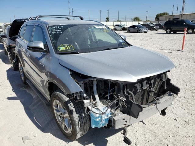 TOYOTA HIGHLANDER 2017 with VIN 5TDDGRFH7HS030121 - Photo from auction