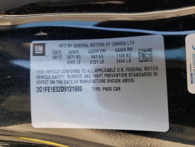 Photo 10 from auction – 2013 CHEVROLET CAMARO LS with VIN 2G1FE1E32D9121900