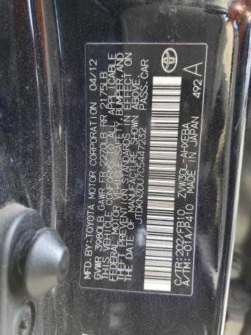 Photo 10 from auction – 2012 TOYOTA PRIUS with VIN JTDKN3DU7C5447232