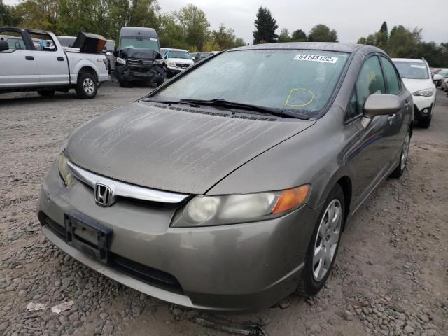 Photo 2 from auction – 2008 HONDA CIVIC LX with VIN 2HGFA16558H318334