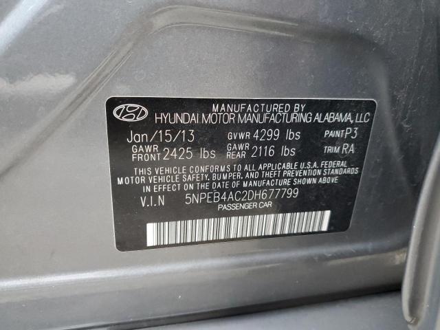Photo 10 from auction – 2013 HYUNDAI SONATA GLS with VIN 5NPEB4AC2DH677799