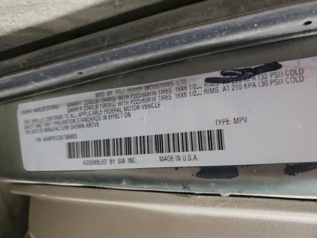 Фото 10 с аукциона – 2009 SUBARU OUTBACK 2. с VIN 4S4BP61C797338236