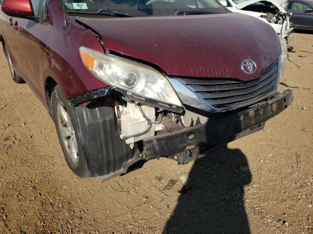 Photo 9 from auction – 2012 TOYOTA SIENNA LE with VIN 5TDKK3DC9CS247950